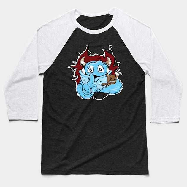 shhhhh beast Baseball T-Shirt by carismashop